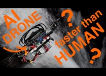 Автономный дрон выиграл гонку у человека (видео)