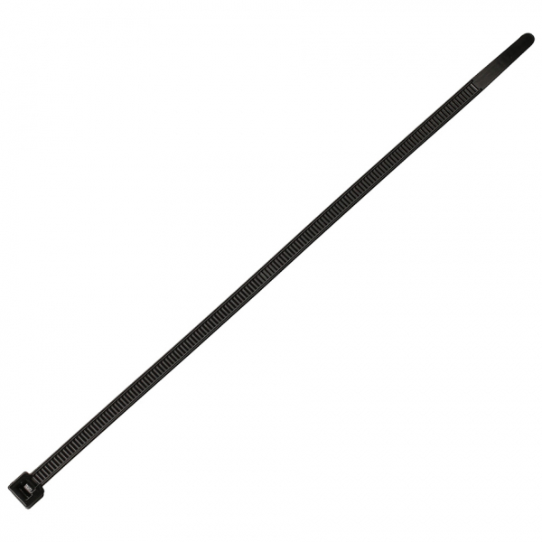 Стяжка кабельная Европартнер 200х4,8 мм нейлонoвая черная (100 шт.)